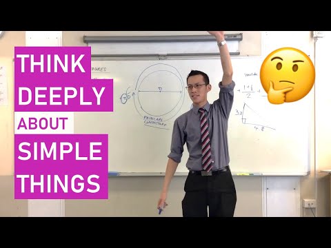 Think deeply about simple things