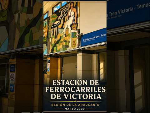 ESTACIÓN DE FERROCARRILES DE #VICTORIA: #Araucanía #trenes #ferrocarril #efe #surdechile #banhof