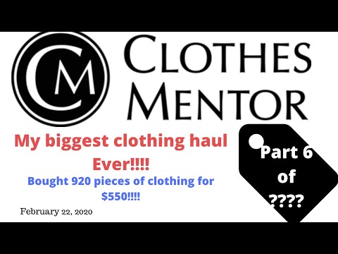 Part 6 of my BIGGEST HAUL EVER!!! Clothes Mentor Clearance for Resale!