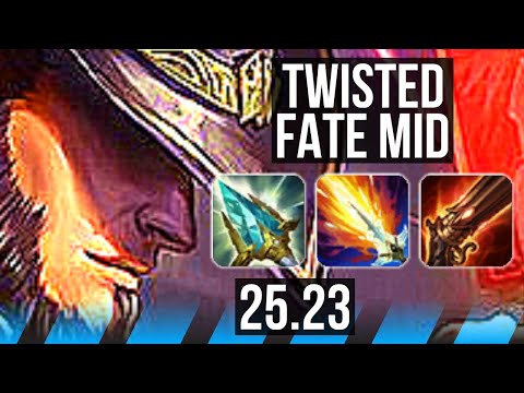 TWISTED FATE vs YASUO (MID) | KR Master | 25.23