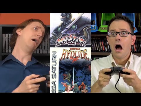 Super Hydlide & Virtual Hydlide - Angry Video Game Nerd & ProJared - Review Mashup