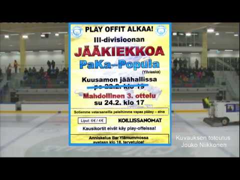 III-div Pay Off-jääkiekko-ottelu PaKa - Popula  24.2.2019