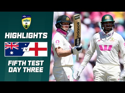 Australia v England 2025-26 | Fifth #Ashes Test | Day Three