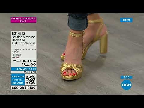 HSN | Jessica Simpson Footwear Clearance 08.04.2023 - 03 AM
