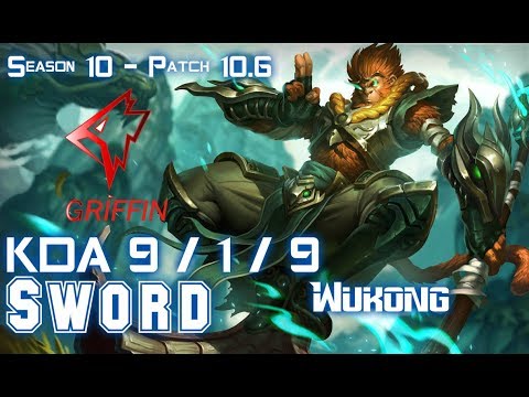 GRF Sword WUKONG vs MALPHITE Top - Patch 10.6 KR Ranked