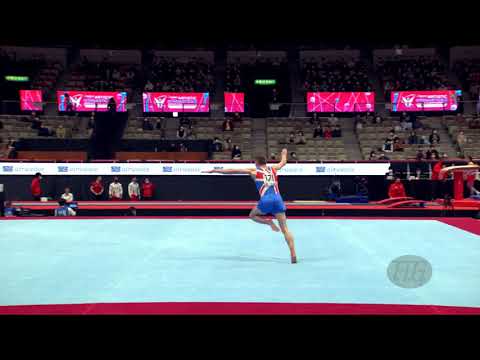 SKINNER Hayden (GBR) - 2021 Artistic Worlds, Kitakyushu (JPN) - Qualifications Floor Exercise