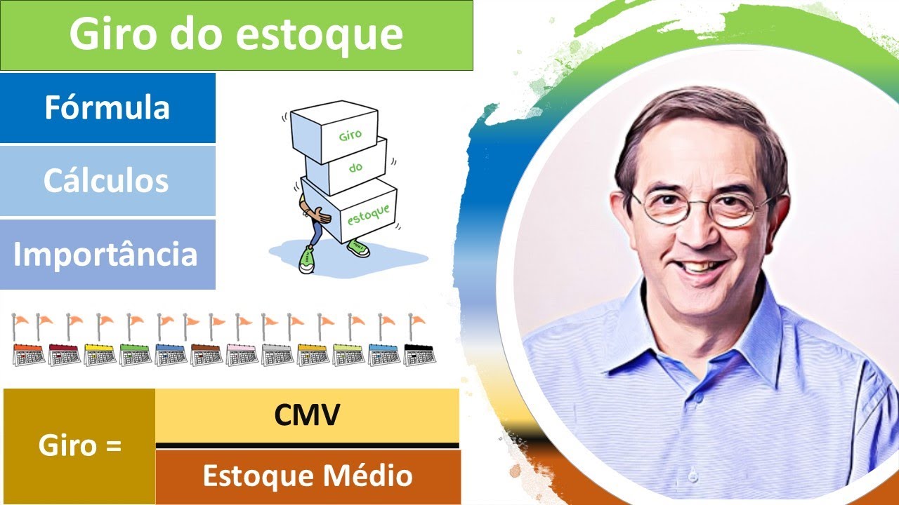 Giro do estoque. Quantas vezes o estoque é renovado? Fórmula. Estoque médio. Dominando a fórmula.