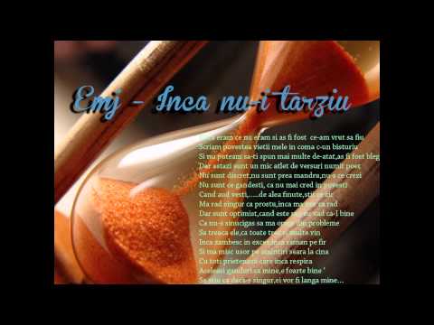EmJ - Inca nu-i tarziu (Official Track)