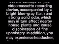 CBS Fox Video Warning Screen 1985