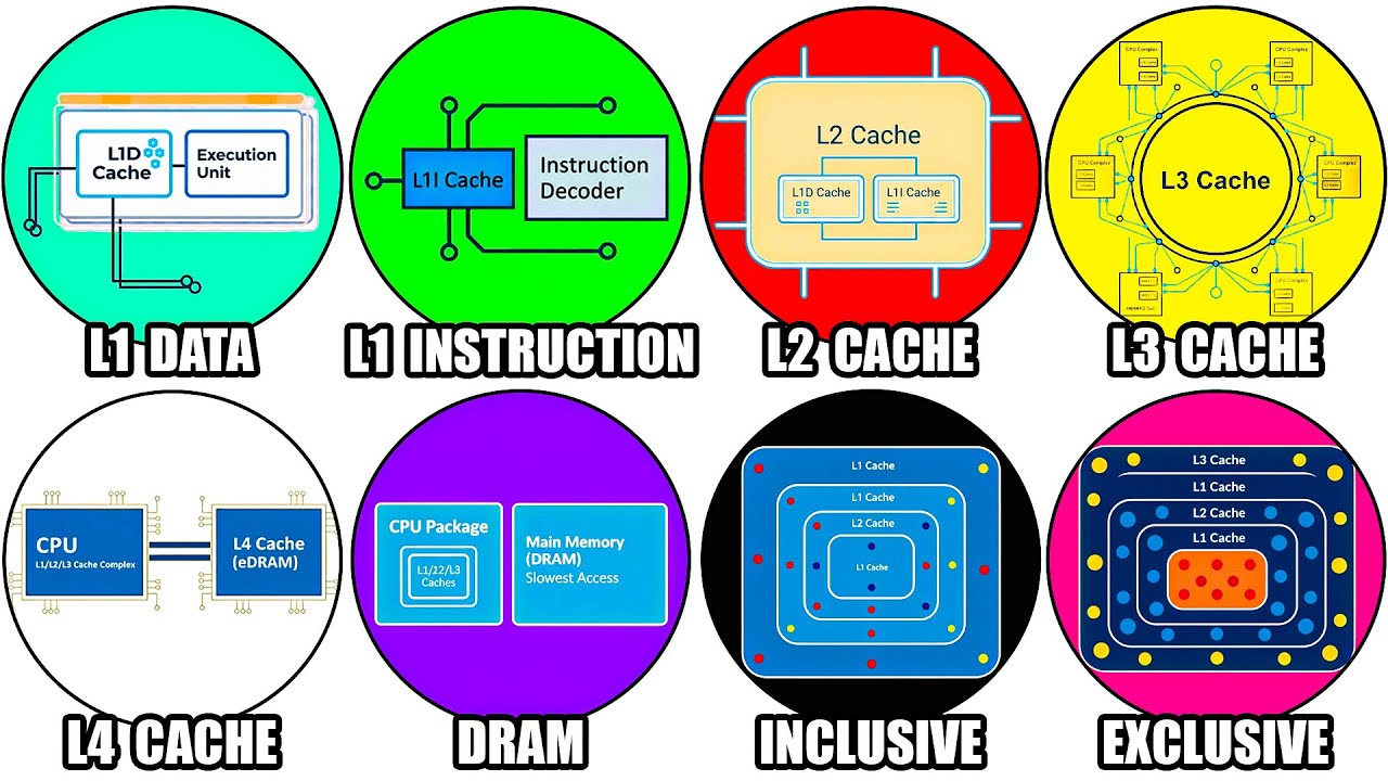 Every CPU Cache Level Explained in Detail