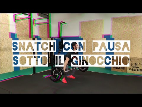 Snatch con Pausa Sotto il Ginocchio | Tutorial | Esercizi Complementari Pesistica Olimpica