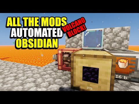 Ep7 Automated Obsidian - Minecraft All The Mods VolcanoBlock Modpack