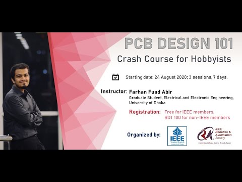 PCB Design 101 - Crash Course for Hobbyists Live Session-01