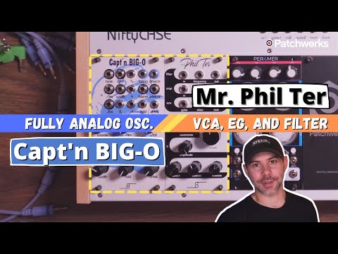 Introducing Capt'n BIG-O (VCO) and Mr. Phil Ter (VCA, EG, Filter) by Cre8audio