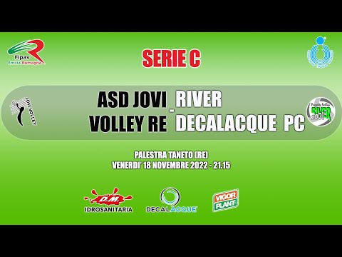 Serie C: JOVI VOLLEY RE - RIVER DECALACQUE PC