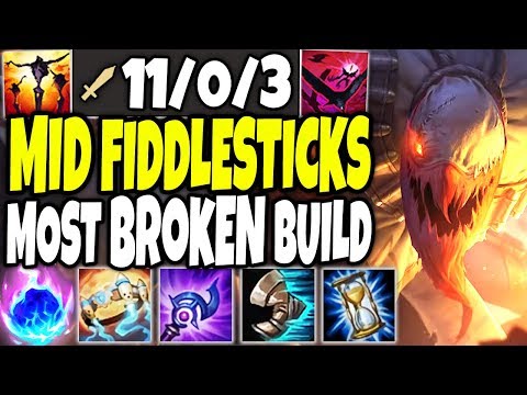NEW FIDDLESTICKS MID LANE GOD 🔥 Most BROKEN Fiddlesticks Season 10 Build 🔥 LoL PBE Fiddle Gameplay