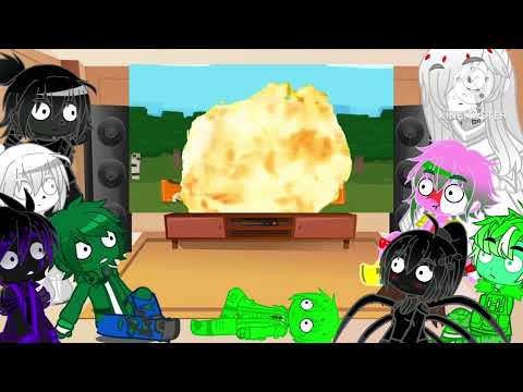 The Monster School react to "Minecraft speedrun in a nutshell"