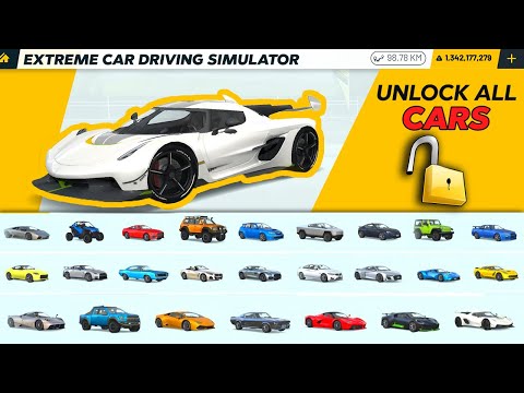 😱Extreme car driving simulator all cars unlocked 2021 #100