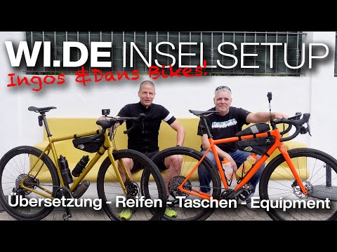 Our OPEN WI.DE setups on La Palma! 9thWave Ninefold, 40 mm tires, Apidura bags, Garmin Varia