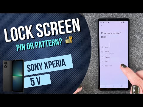 Sony Xperia 5 V - How to set up screen lock • 📱 • 🀡 • ☡ • Tutorial