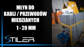 Stiler MŁYN DO KABLI MIEDZIANYCH 40 kg/h, 1-20 mm, COPPER CABLE MILL other recycling machinery for sale - Image 4 | Machineryline MY Stiler MŁYN DO KABLI MIEDZIANYCH 40 kg/h, 1-20 mm, COPPER CABLE MILL other recycling machinery | Image 4 - Machineryline