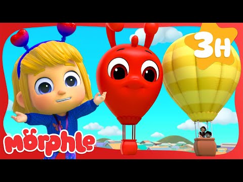 Hot Air Balloon Race! (3 Hours of Morphle) | Morphle & Mila's Fun Competition | Fun Cartoon Show