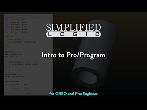 Pro/Program - Intro for CREO & Pro/Engineer
