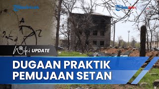 Rusia Sebut Temukan Bekas Ritual Pemujaan Setan di Markas Militan Azov Mariupol, di Balik Grafiti