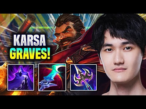 KARSA TRYING GHOST GRAVES! - V5 Karsa Plays Graves Jungle vs Lillia! | Season 2022