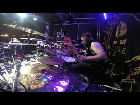 HATE@Resurrection Machine -Pavulon-Live in Dark Fest 2015 (Drum Cam)