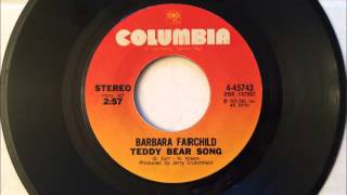 Teddy Bear Song , Barbara Fairchild , 1972 Vinyl 45RPM