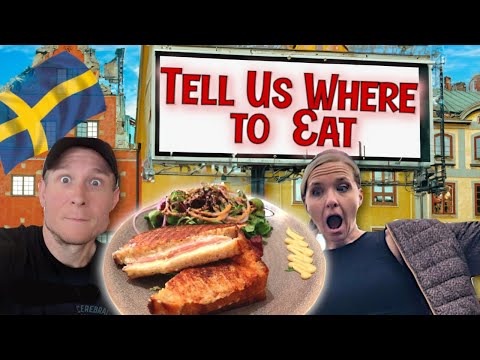 Stockholm Challenge! Locals Tell us Where To Eat for 24hrs In Sweden.