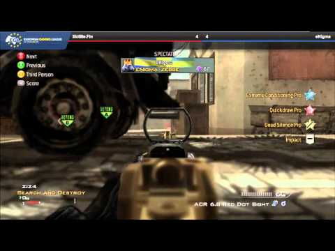 Skitlite.FIN vs eNigma - Part 2 - Call of Duty MW3 Grand Final - EGL6