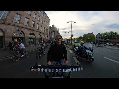 First Drum & Bass Bike Ride in 2022 | Critical Mass Nürnberg