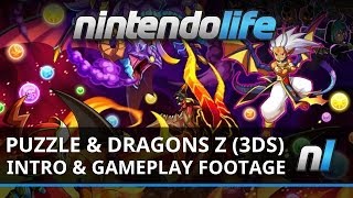 Puzzle & Dragons Z (3DS) Opening Introduction & Gameplay Footage
