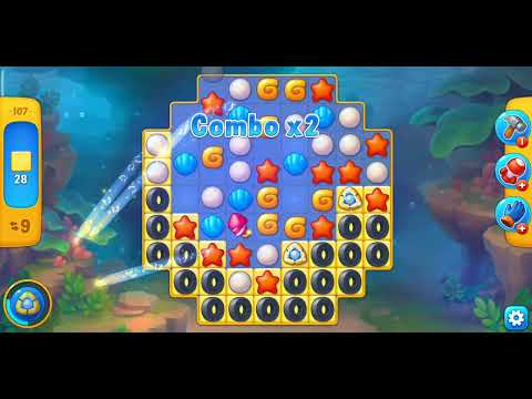 Fishdom game | Fish game for android Level 107 Android IOS Gameplay Walkthrough By Playrix