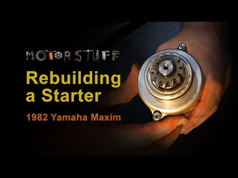 Rebuilding motorcycle starter - 1982 Yamaha
