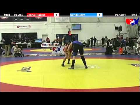 Schultz WM 59 KG Round 1: Jenna Burkert (U.S.O.E.C) vs. Randi Beltz (MVWC)