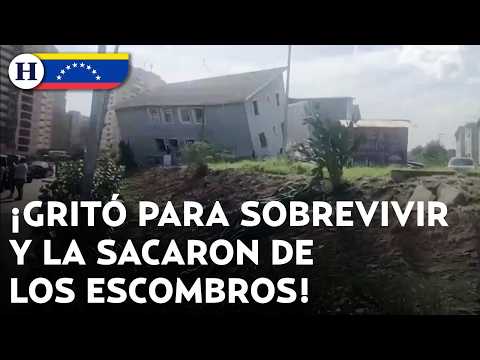 ¡Aún hay esperanza! Corresponsal del Heraldo capta milagroso rescate tras sismo en Venezuela