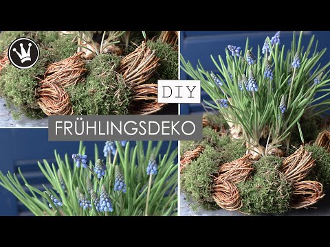 Dekokranz mit Weiden und Moos - Der Frühling hält Einzug!