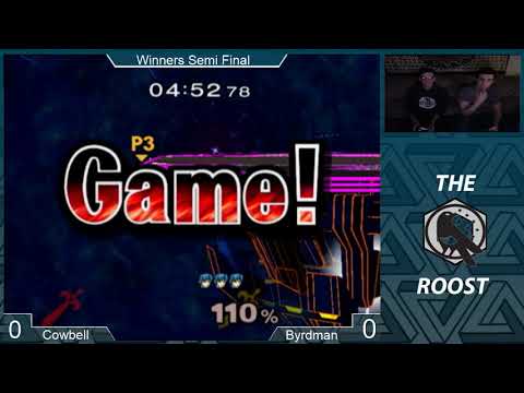 The Roost #4 Cowbell (Marth ) v. Byrdman (Marth, Cpt. Falcon) Winners Semi Finals