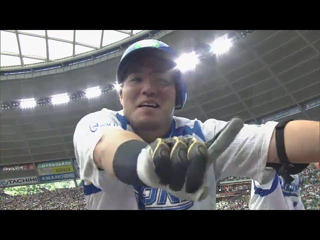 【7回裏】ライオンズ・山川が両リーグトップとなる20号2ランを放ち追加点!! 2018/7/1 L-E