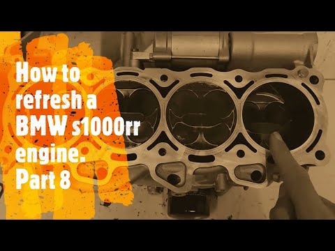 How to refresh a BMW s1000rr engine.  Part 8
