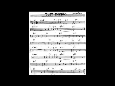 Just Friends - play along - backing track