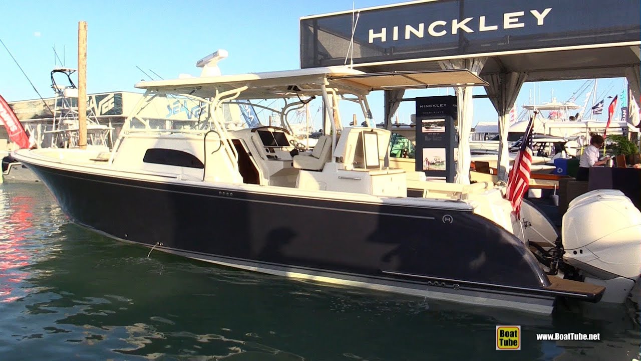 Hinckley Sport Boat 40c - Walkthrough - 2019 Miami Boat Show