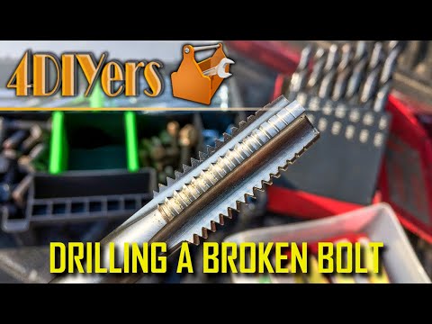 YouTube video about: How to drill broken bolts out?