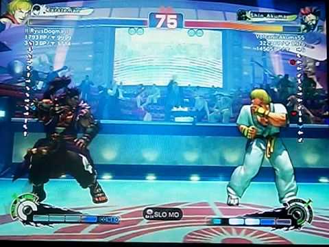 ll RyusDogma ll (Ken #1714) vs. VolcanicAkuma55 (Akuma/Gouki #6) SSFIV AE N. AMERICA RANK MATCH