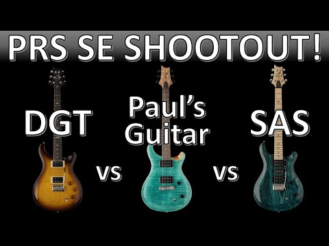 PRS SE Shootout - DGT vs Paul's Guitar vs SAS