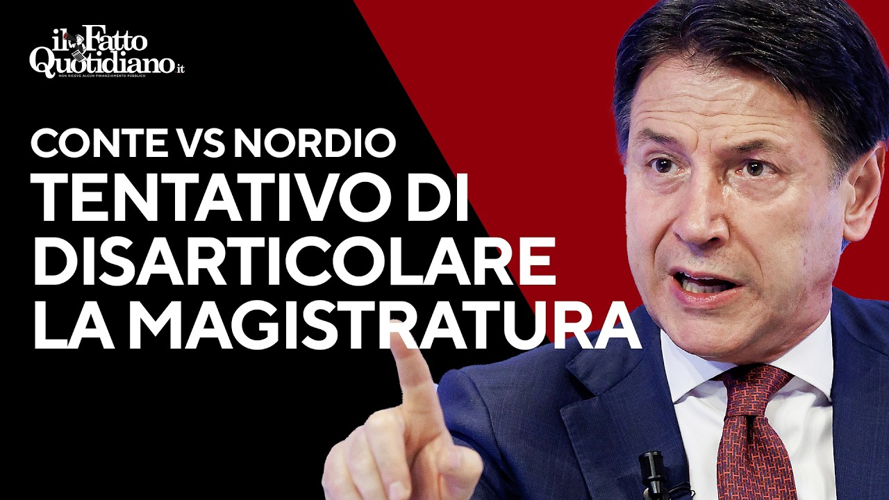Conte: "Con questo referendum la maggioranza tenta di disarticolare la magistratura"
