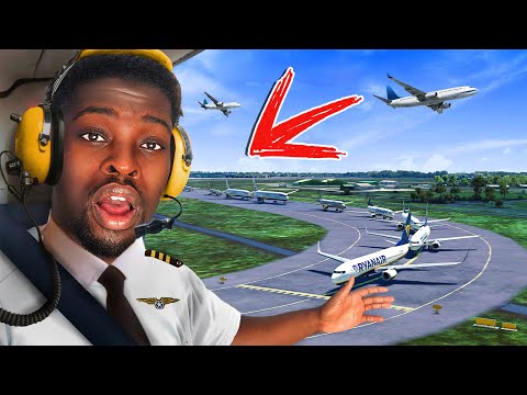 100 Pilots 1 Airport... What Could Possibly Go Wrong (Full Flight With VATSIM ATC)